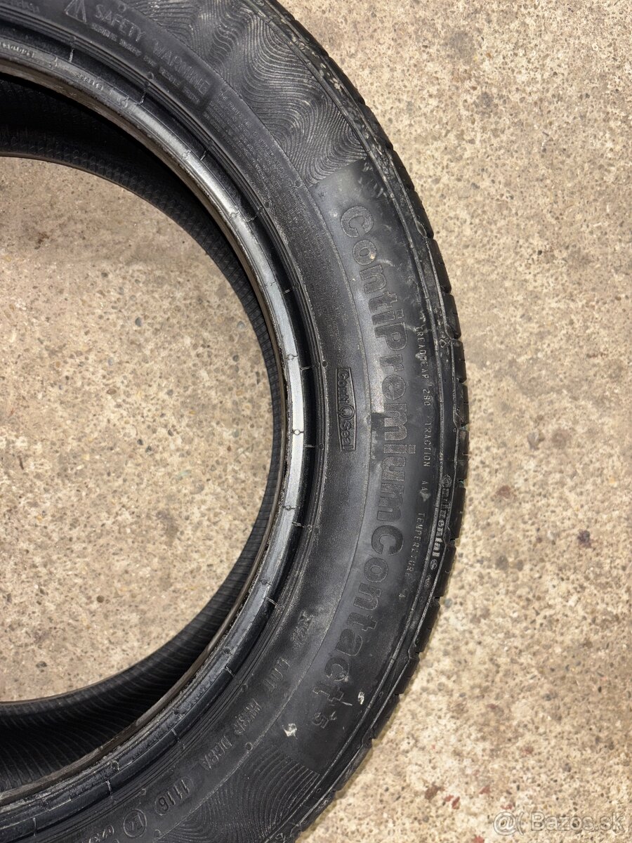 Predám letnú pneumatiku Continental 215/55 R17 – nová (rezer - 3