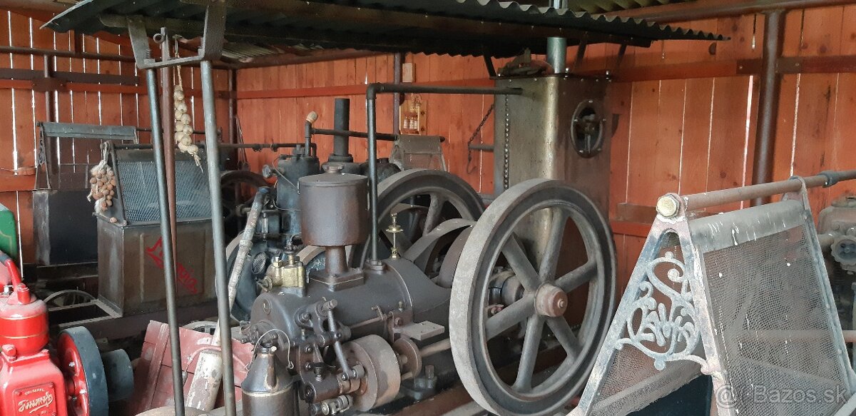 Starý motor historický stroj parný motor - 3