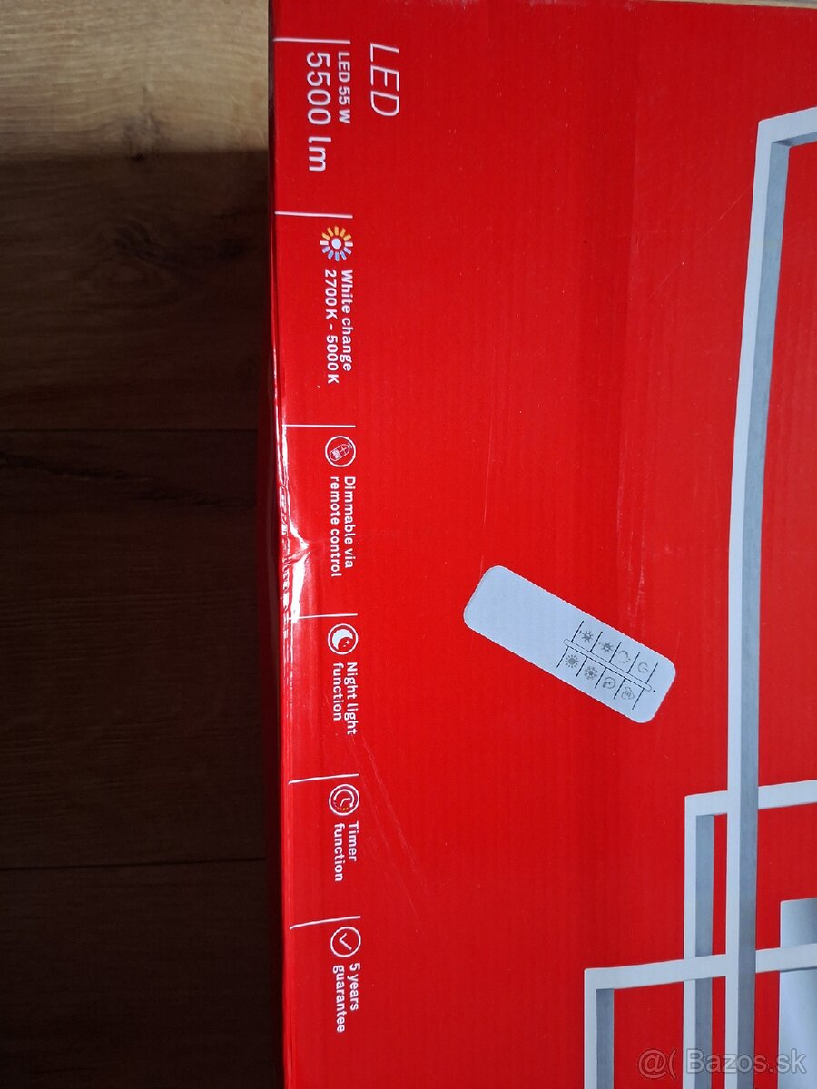 Stropné LED svietidlo BRILO FRAME – 5500 lm - 3