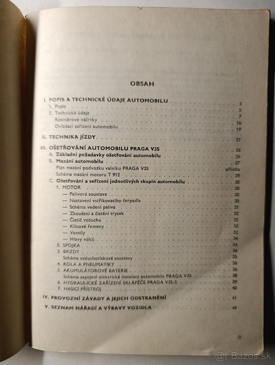 PRAGA V3S - opis, obsluha, udrzba - 3