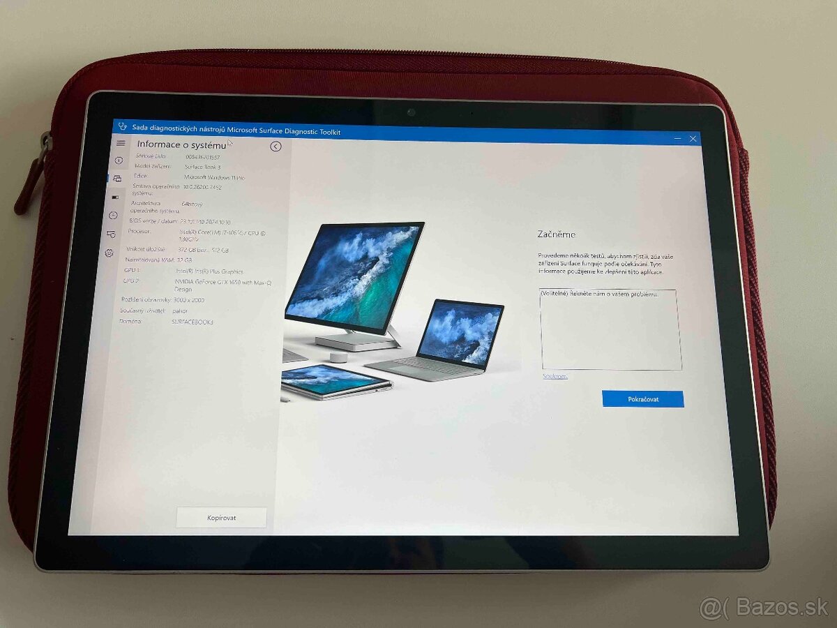 💻 Microsoft Surface Book 3 | i7 | 32 GB RAM | 512 GB SSD | - 3