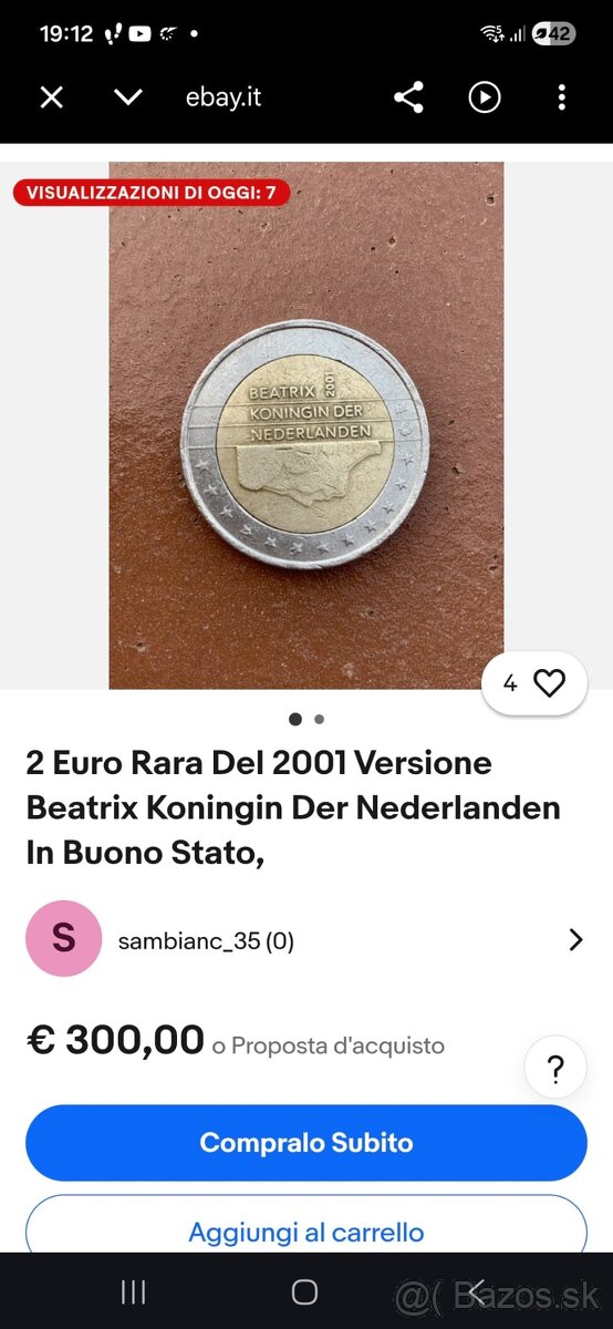 2 eurova minca beatrix 2000 Holandsko - 3