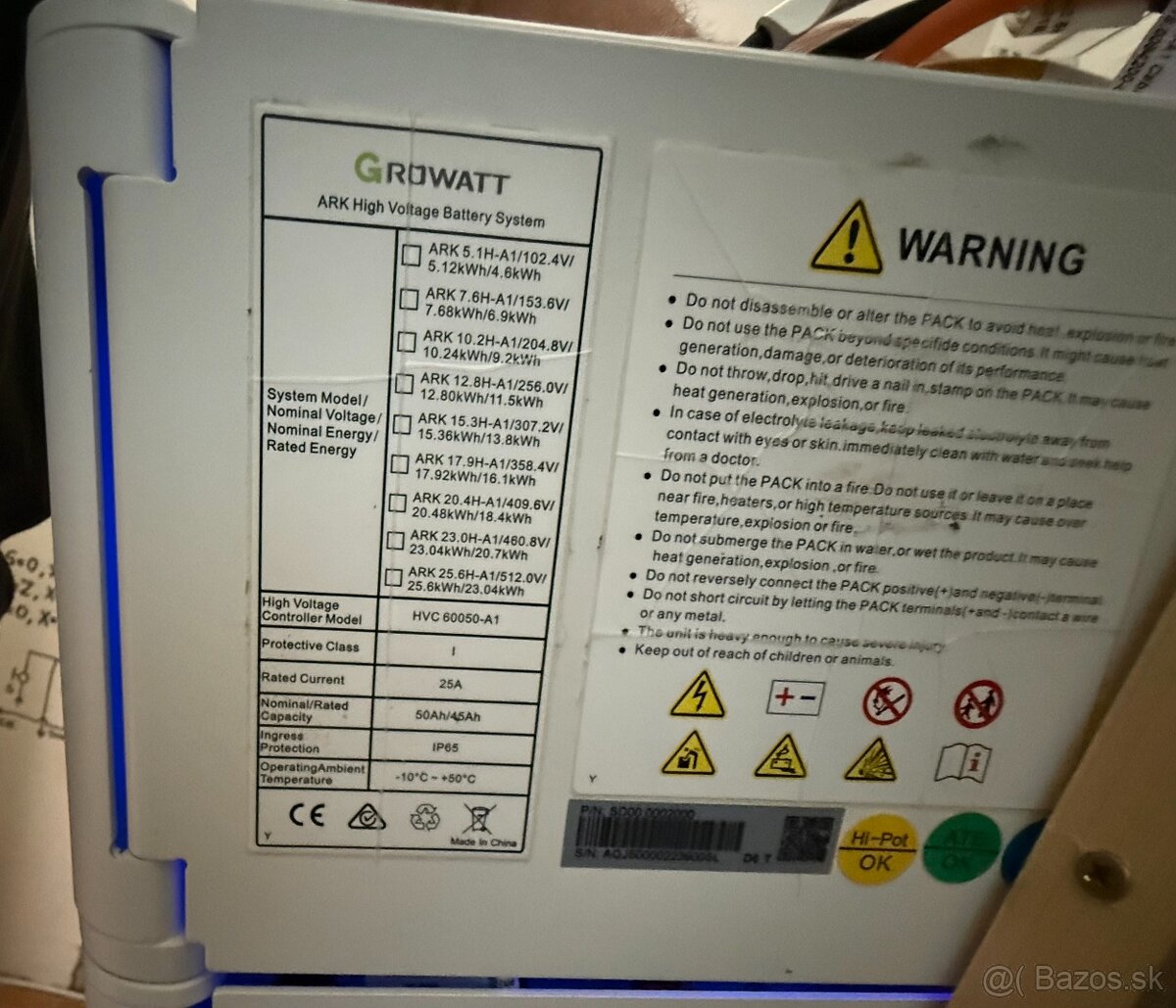 GROWATT bateria 10,2 kW - 3