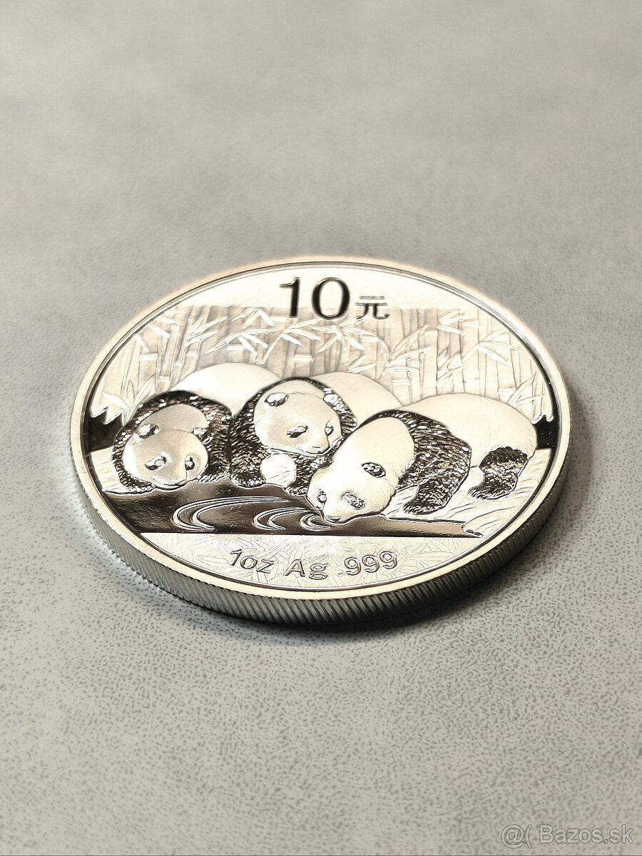 Strieborná minca Panda 2013, 1oz , 999 - 3