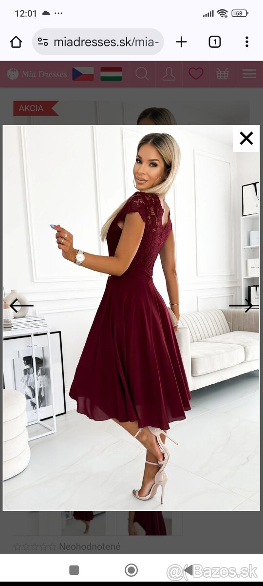 Spoločenské šaty veľ. XL - 3