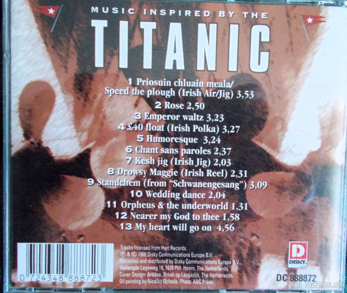 Predám CD súvisiace s filmom TITANIC - 3