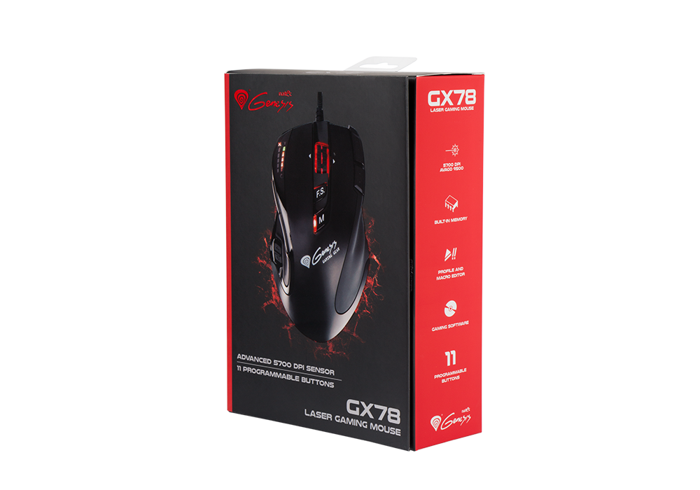 predam myš Genesis GX78 Laser gaming mouse, p/n: NMG-0689 - 3
