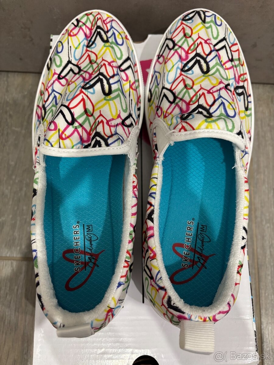 dámske slip on topánky Skechers veľ 40 - 3