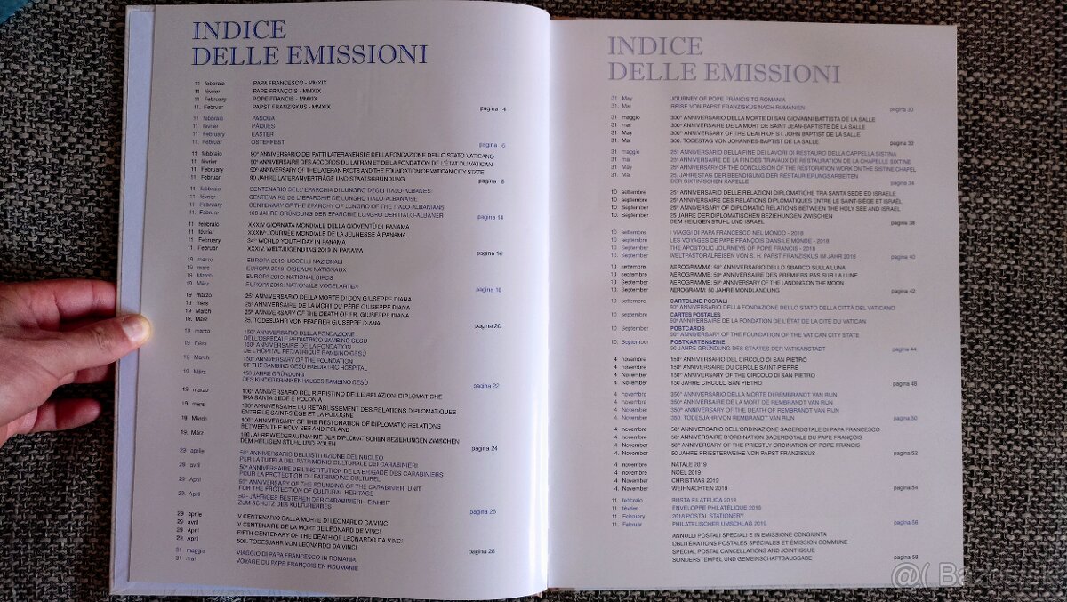 Filatelistická ročenka Vatikán 2019 - 3