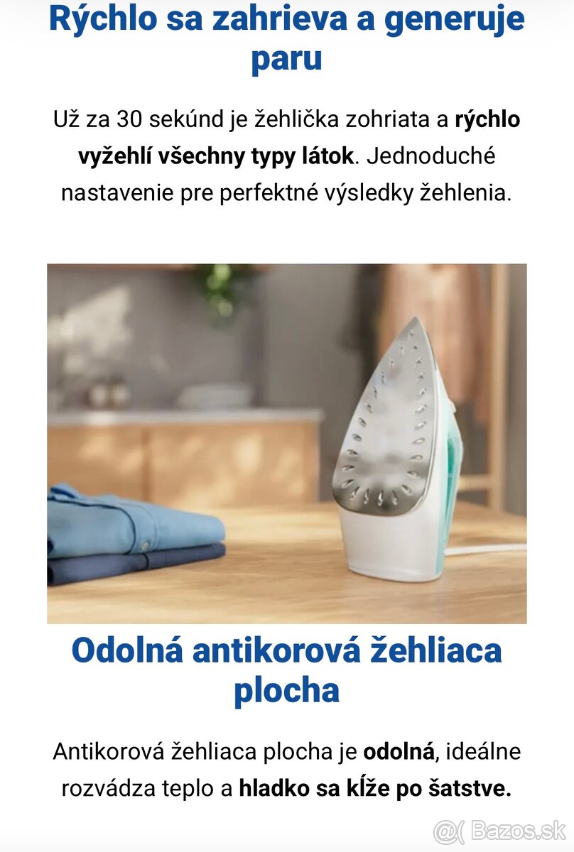 Naparovacia žehlička Electrolux - 3