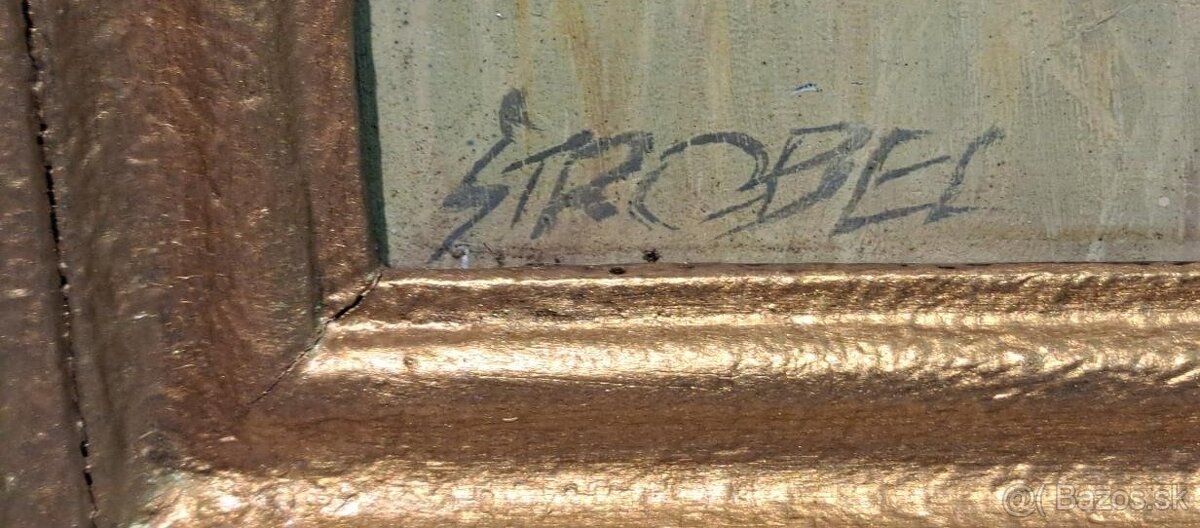 Olejomaľba na plátne- Mesto. - 3