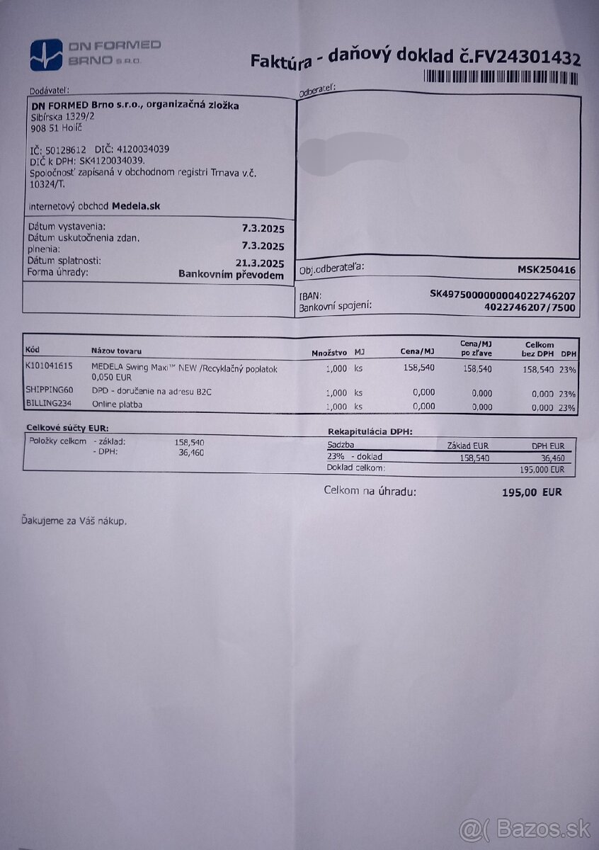 Elektrická odsávačka MEDELA Swing Maxi - 3