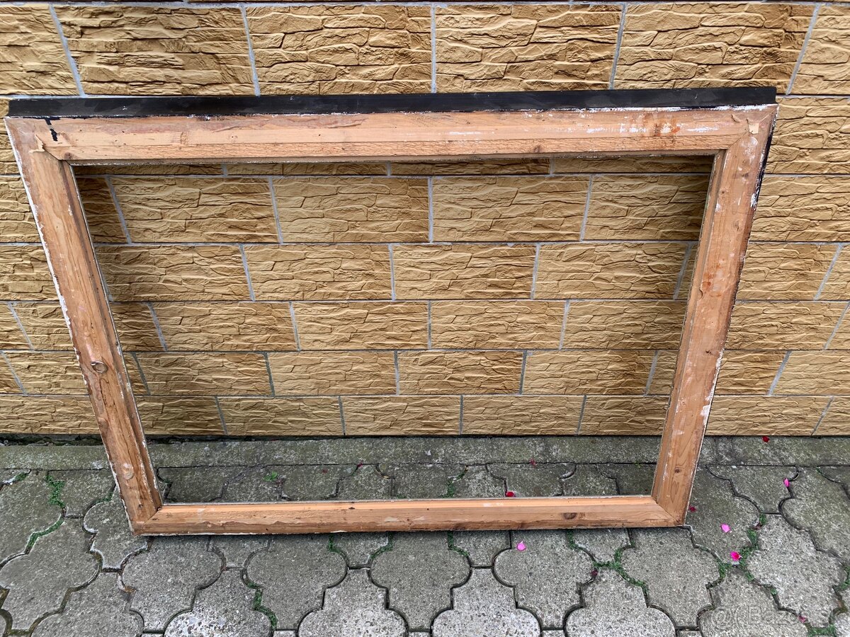 Veľký drevený rám na obraz - 3