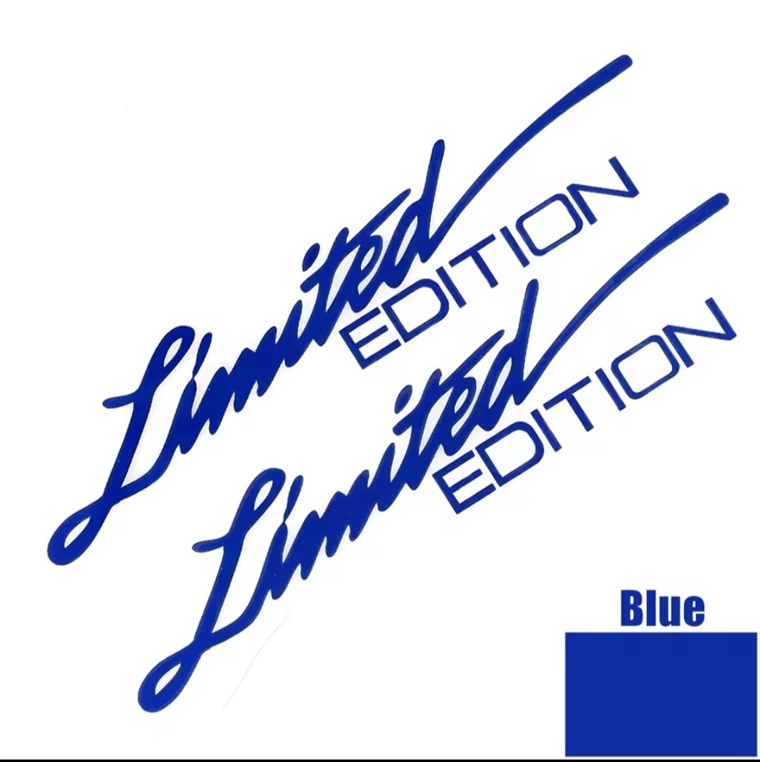 Nové modré nálepky Limited Edition - 3