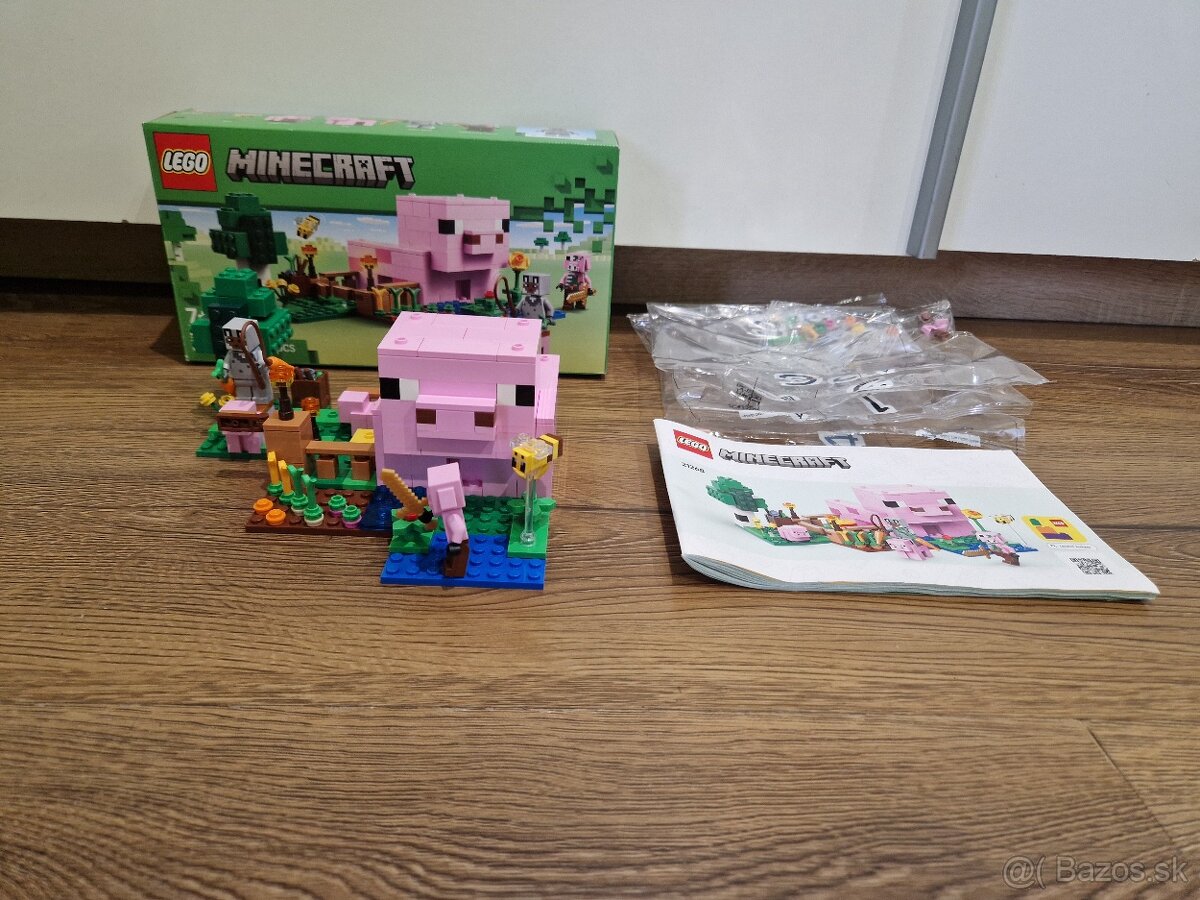 Lego 21268 Minecraft-Domček prasiatka - 3