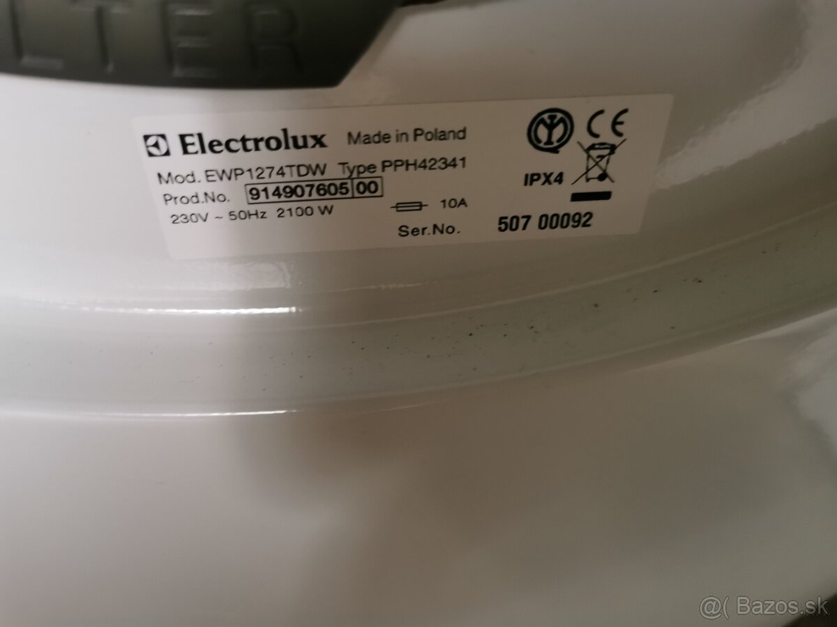Spredu plnená práčka Electrolux - 3