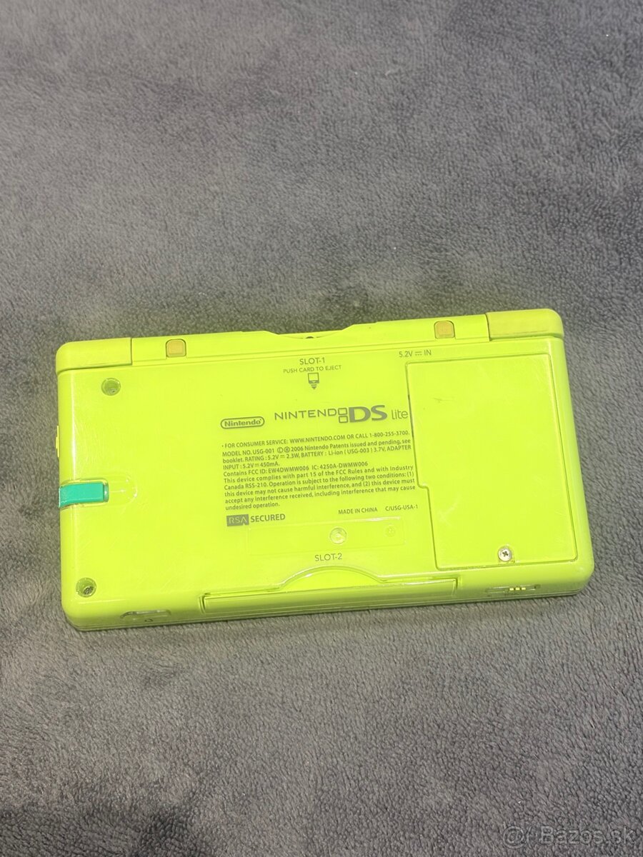 Nintendo DS Lite (Lime Green, US verzia) - 3
