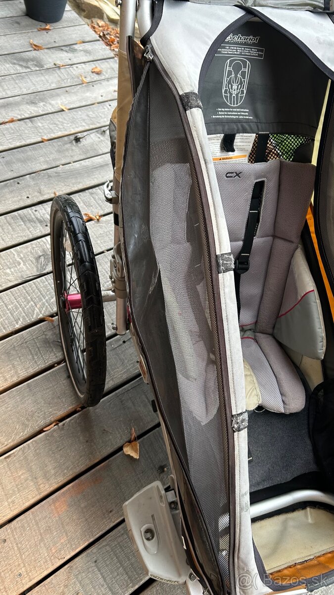 Cyklovozik Thule Chariot CX1 + Ski Set - 3