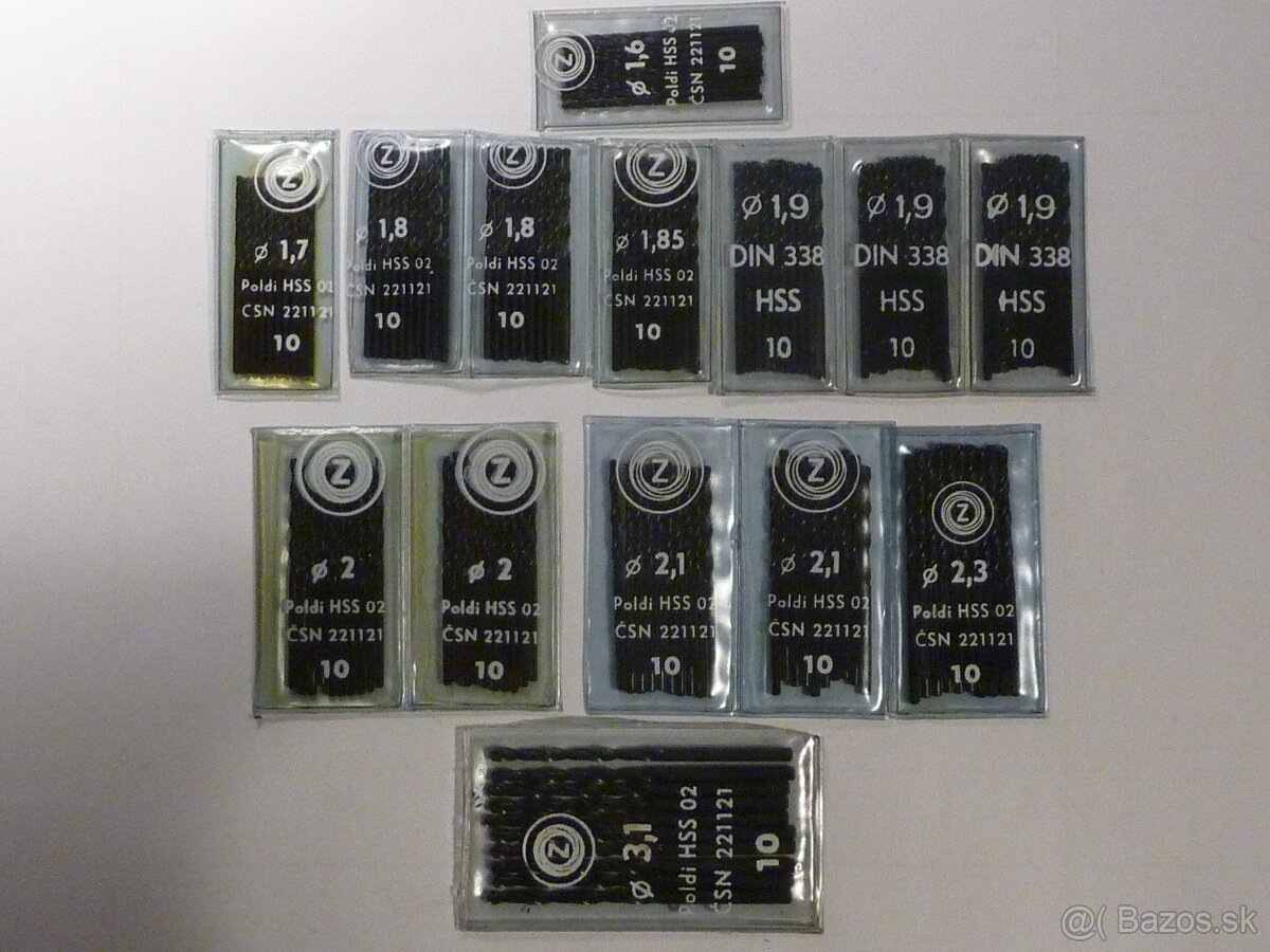 Vrtáky, Frézky, Závitníky - 3