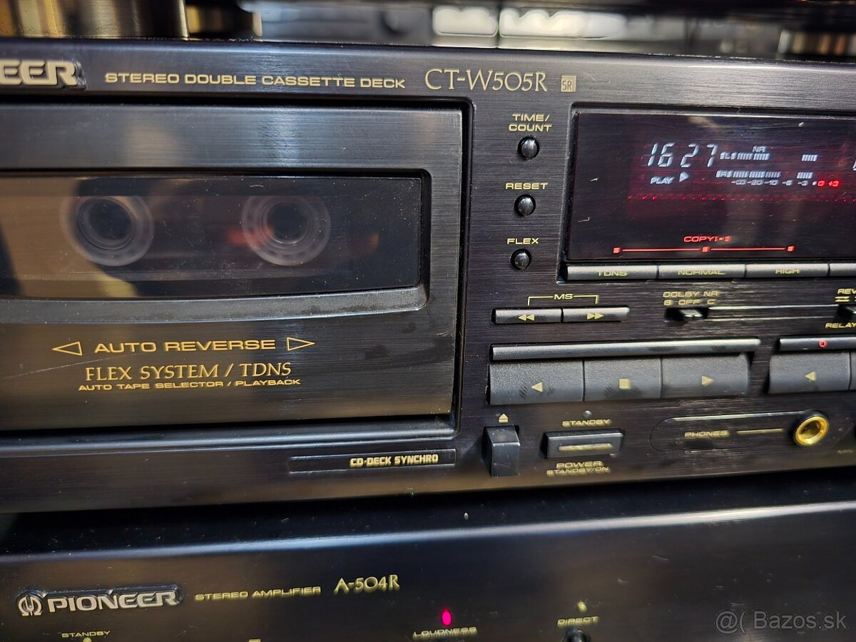 Pioneer A504R, CT-W505 , PD-204 hifi zostava - 3