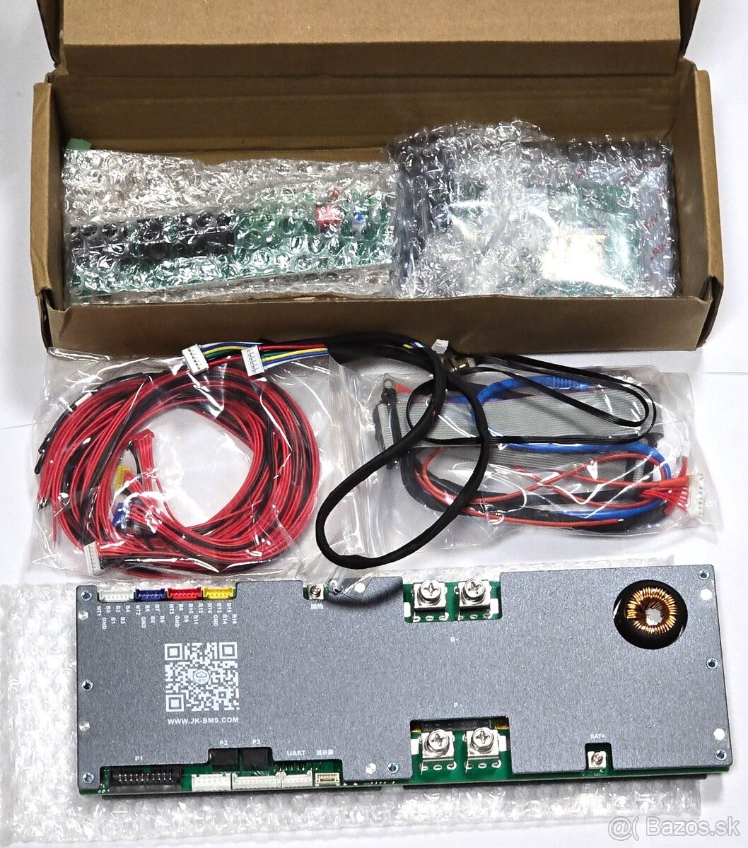BMS JK s aktívnym balencérom PB2A16S20P V19 +display - 3