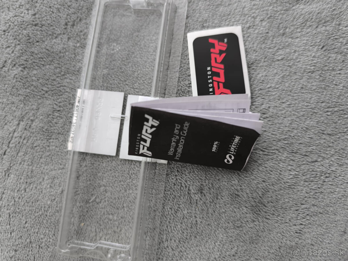 NOVÁ ROZBALENÁ DDR5 Kingston Fury 16GB 6000mhz CL32 AMD EXPO - 3