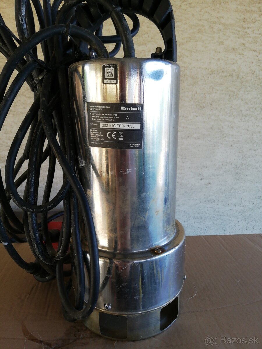 Einhell kalové čerpadlo 900W - 3