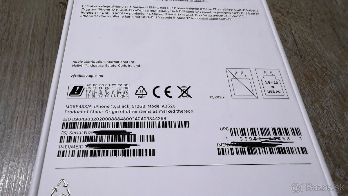Zabaleny iPhone 17 Black 512gb - 3