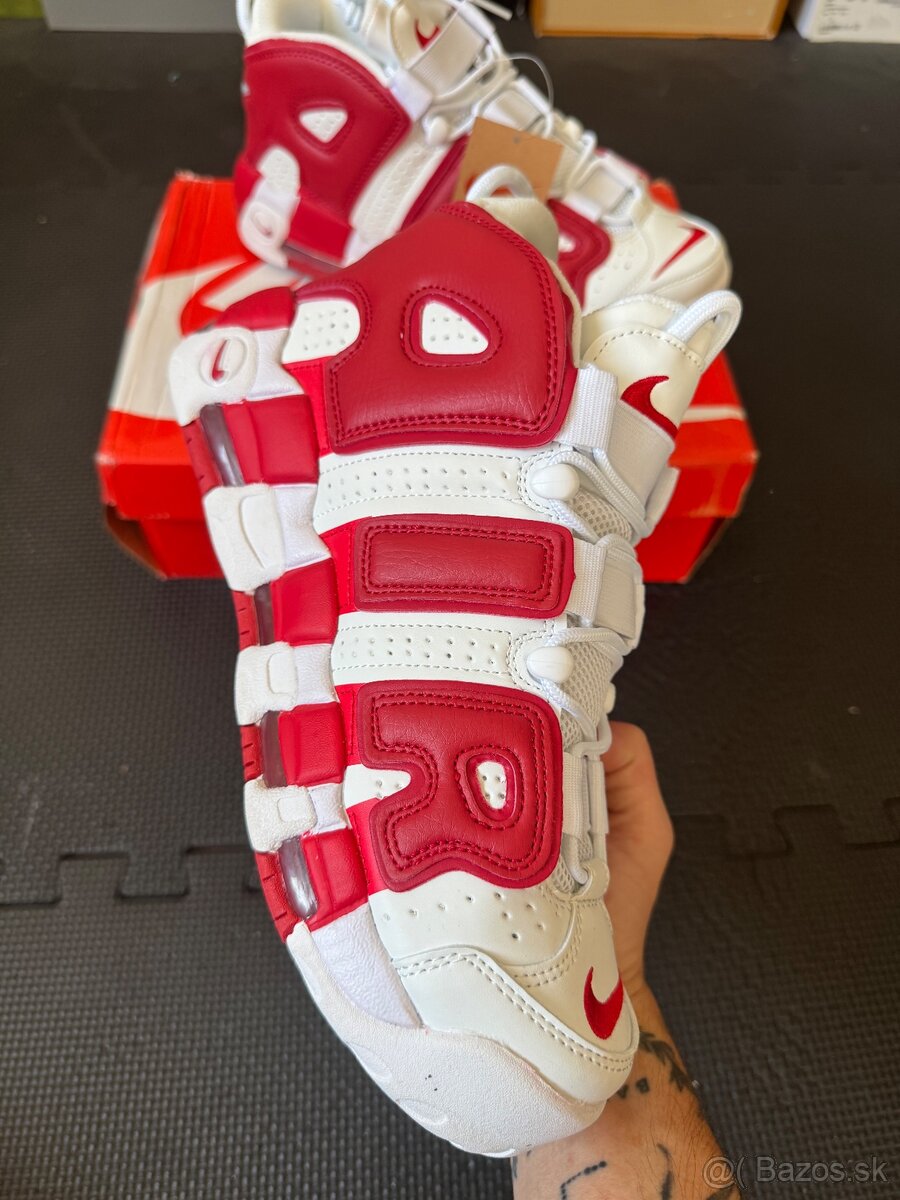 Nike Uptempo Cervena - 3