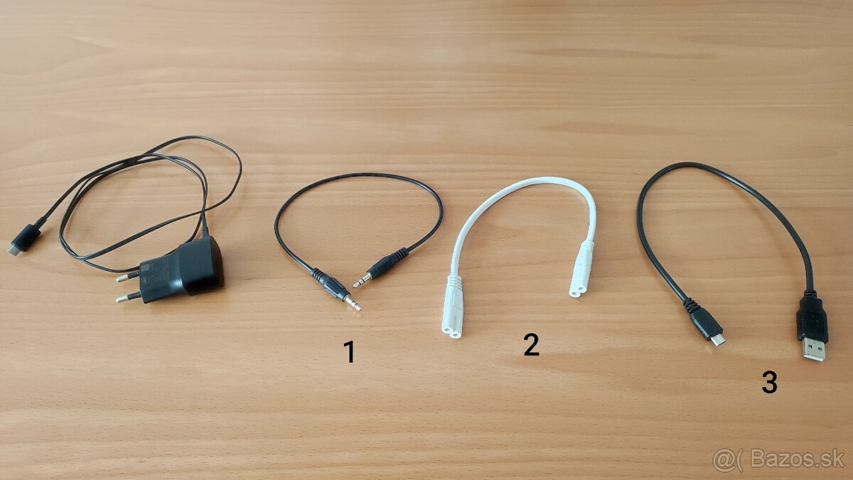 Slúchadla Samsung, Sony kryt, USB nabíjačka, AUX kábel - 3