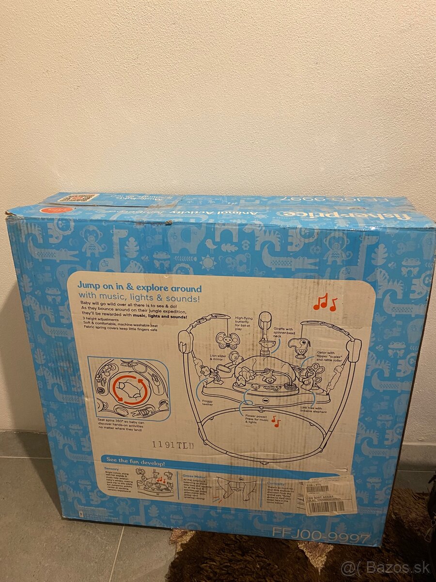 Fisher-Price Jumperoo – vo výbornom stave, ako nové - 3
