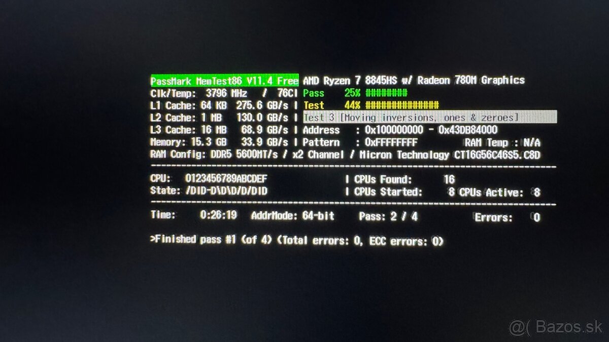 Crucial SO-DIMM 16 GB DDR5 5600 CL46 / 4800 MHz CL40 - 3