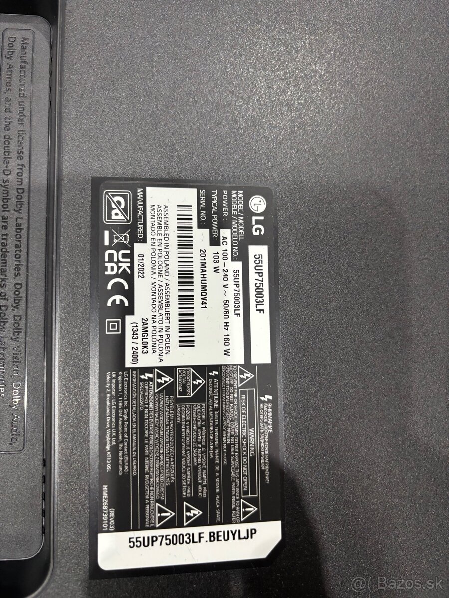 LG 55UP75003LF – 55” 4K UHD Smart TV - 3