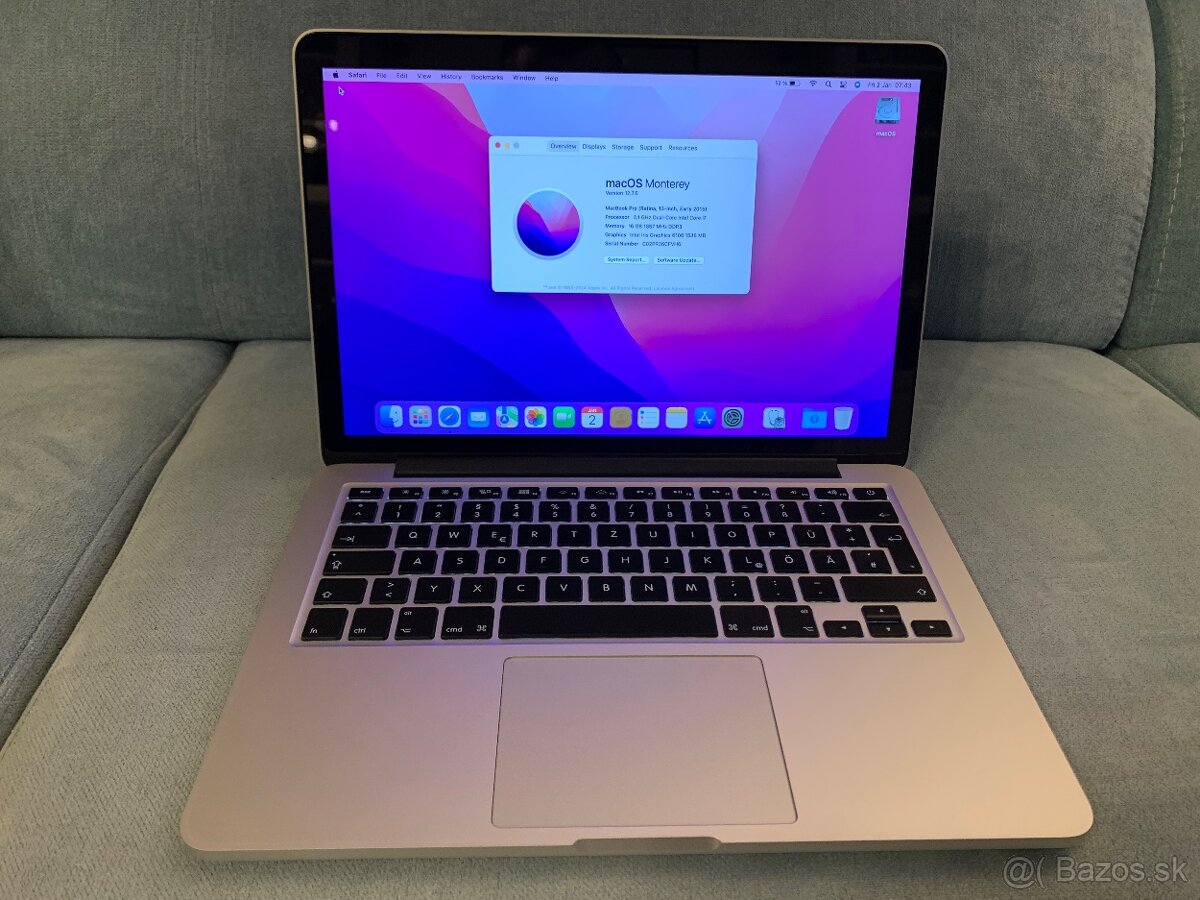 Macbook pro 2015 i7 ram 16gb 500gb - 3