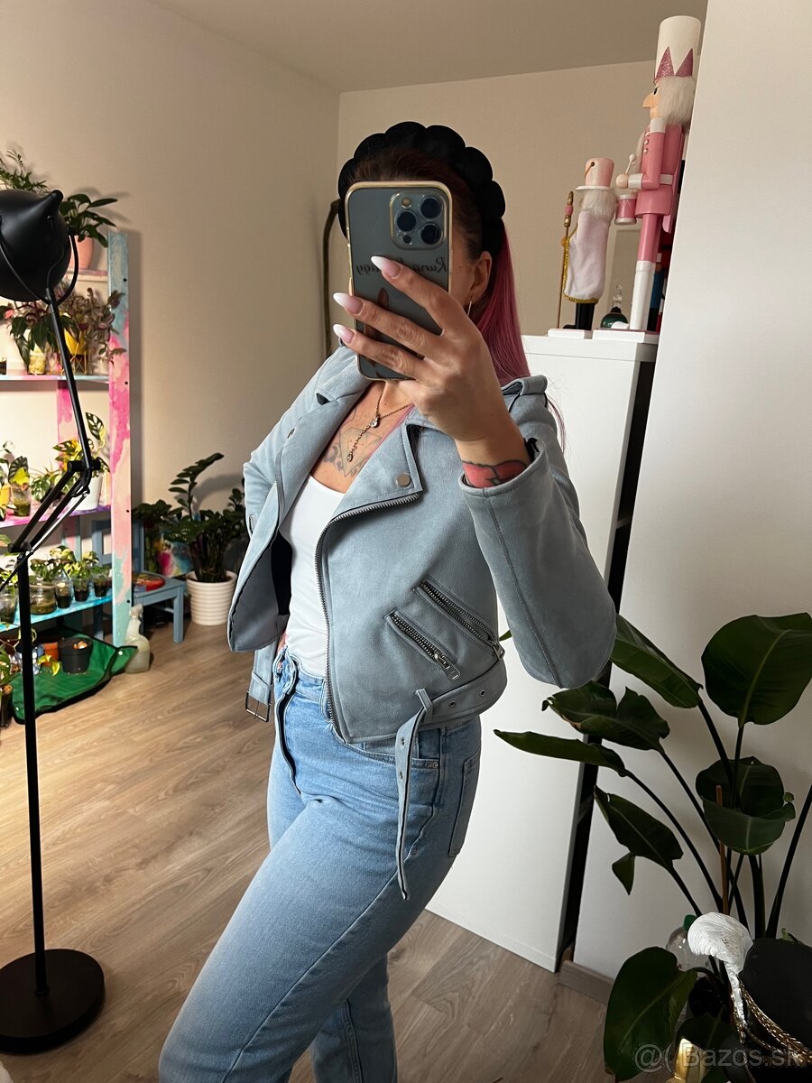 Semišová bunda Zara Basic - 3