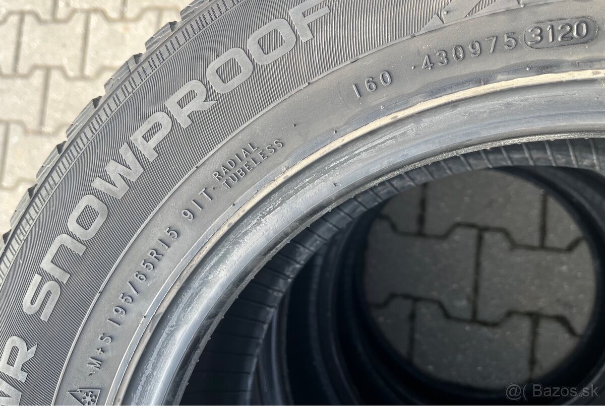 195/65 R15 Zimne Nokian. - 3