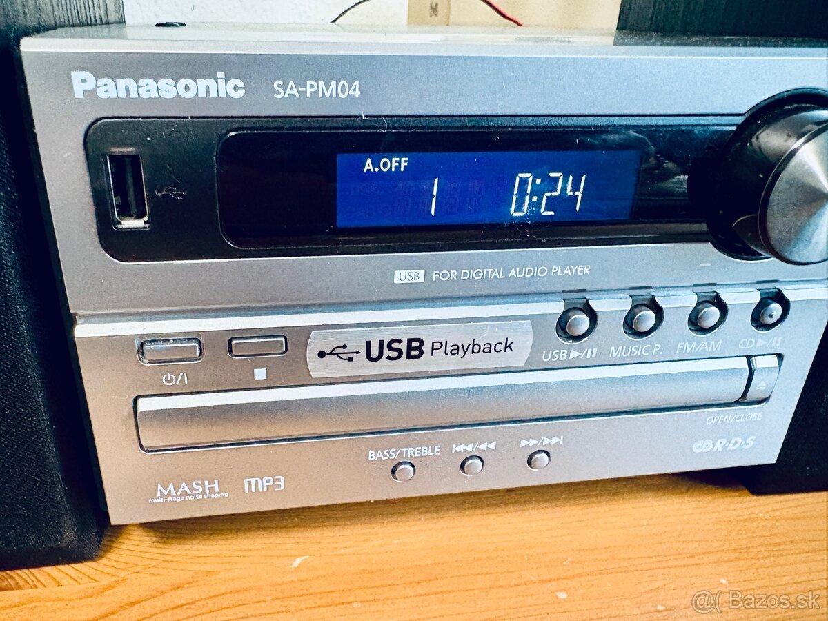 Mikrosystém Panasonic SA-PM04 - 3