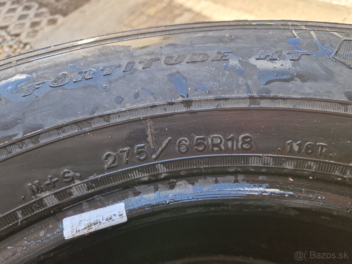 Predám 275/65 R18 Goodyear Wrangler