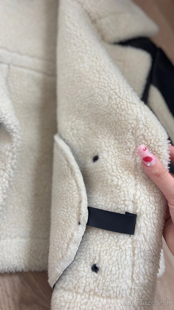 Tepla kožená bunda - XS/S - 3