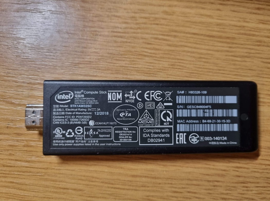 Intel Compute Stick - 3