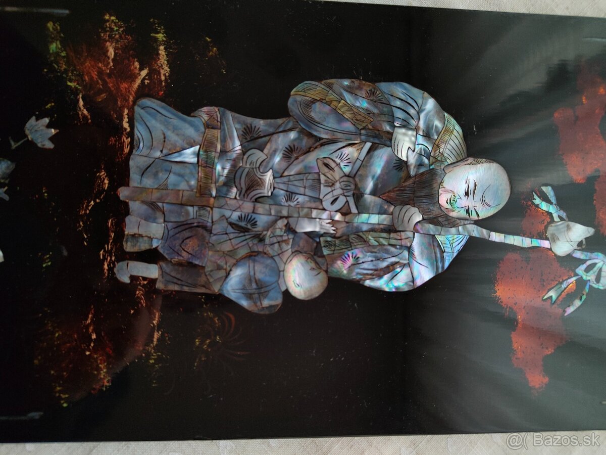 2 vietnamské perleťové obrazy - 3