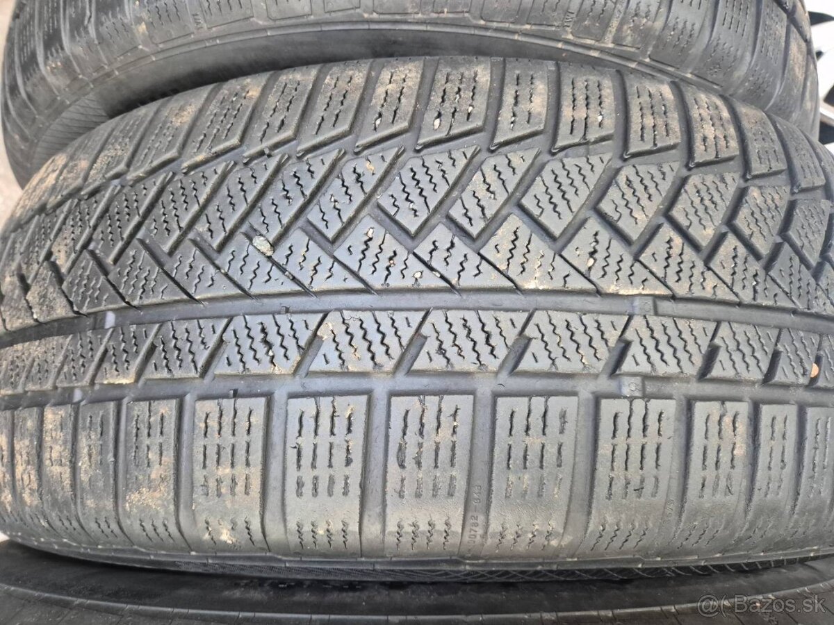 235/60 r17 zimné 4 ks CONTINENTAL dezén 6,3 - 5,7 mm - 3