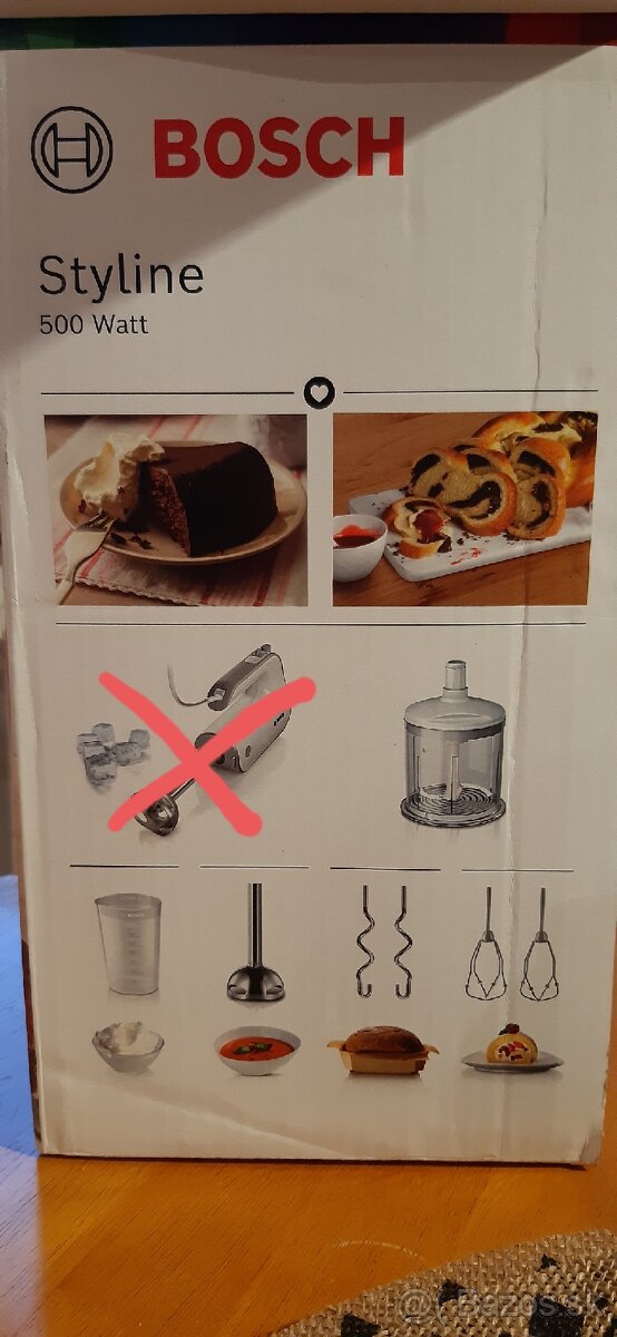 Sekáčik, mixér a hmetáky Bosch MFQ4080 - 3