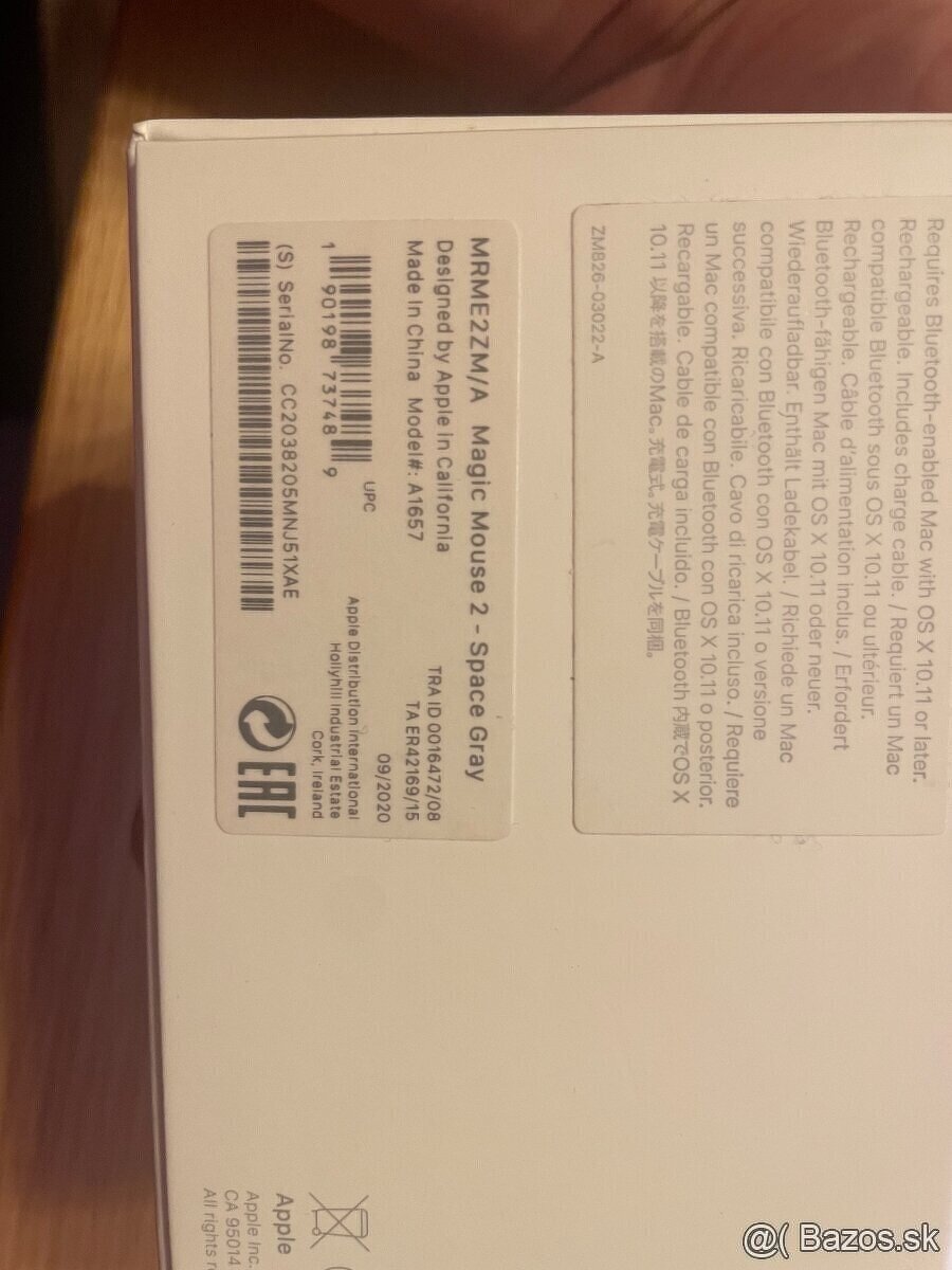 APPLE MAGIC MOUSE 2 BLACK - 3