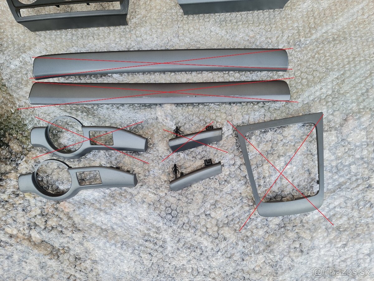 Skoda Octavia 2 2004 / 2013 ramček dekor popolnik lišta - 3