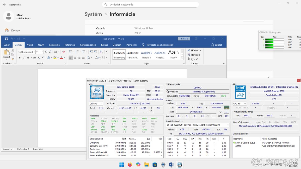 All in One PC LENOVO ThinkCentre Edge 71z - 3