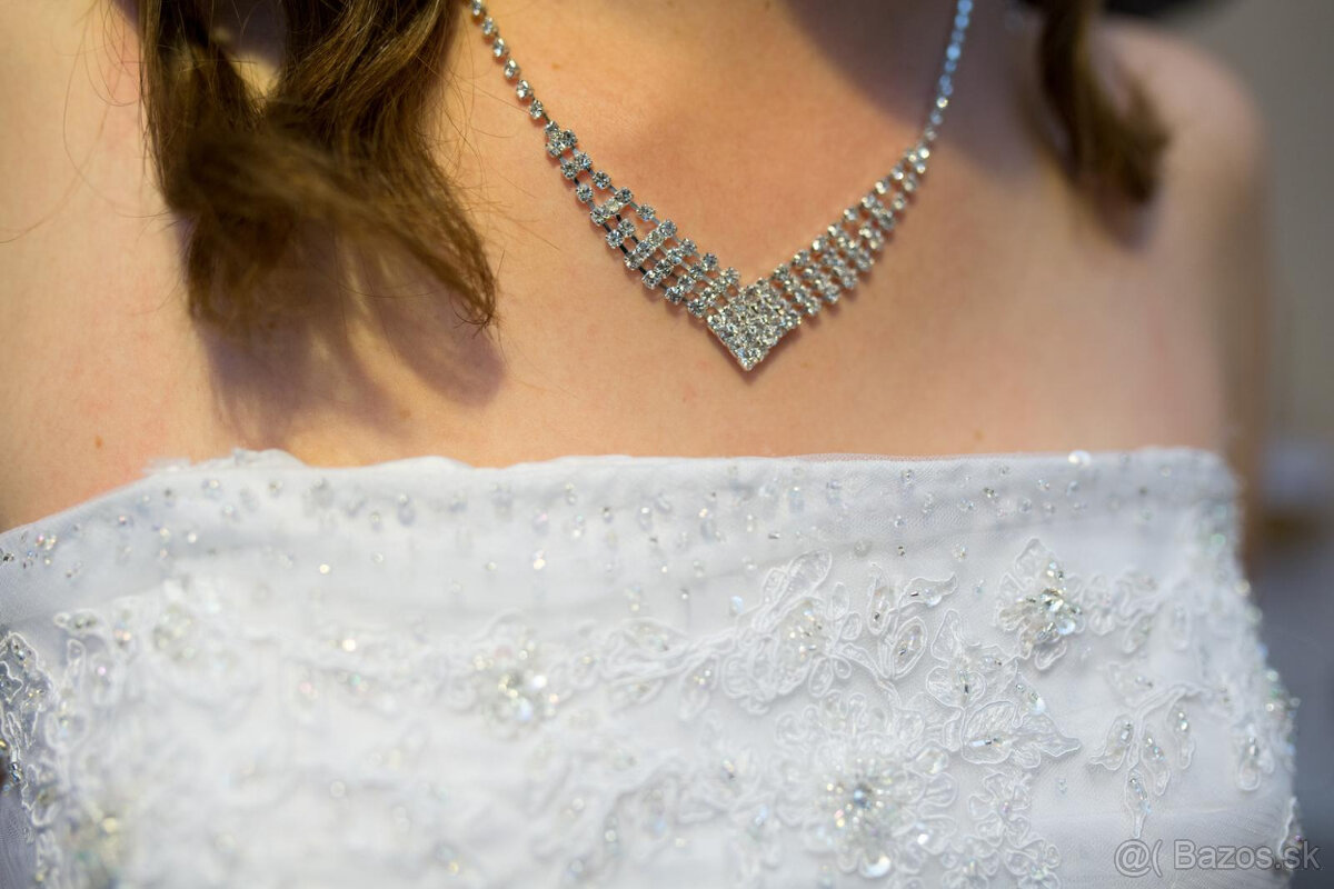 Predám svadobné šaty + 2 vesty - 3