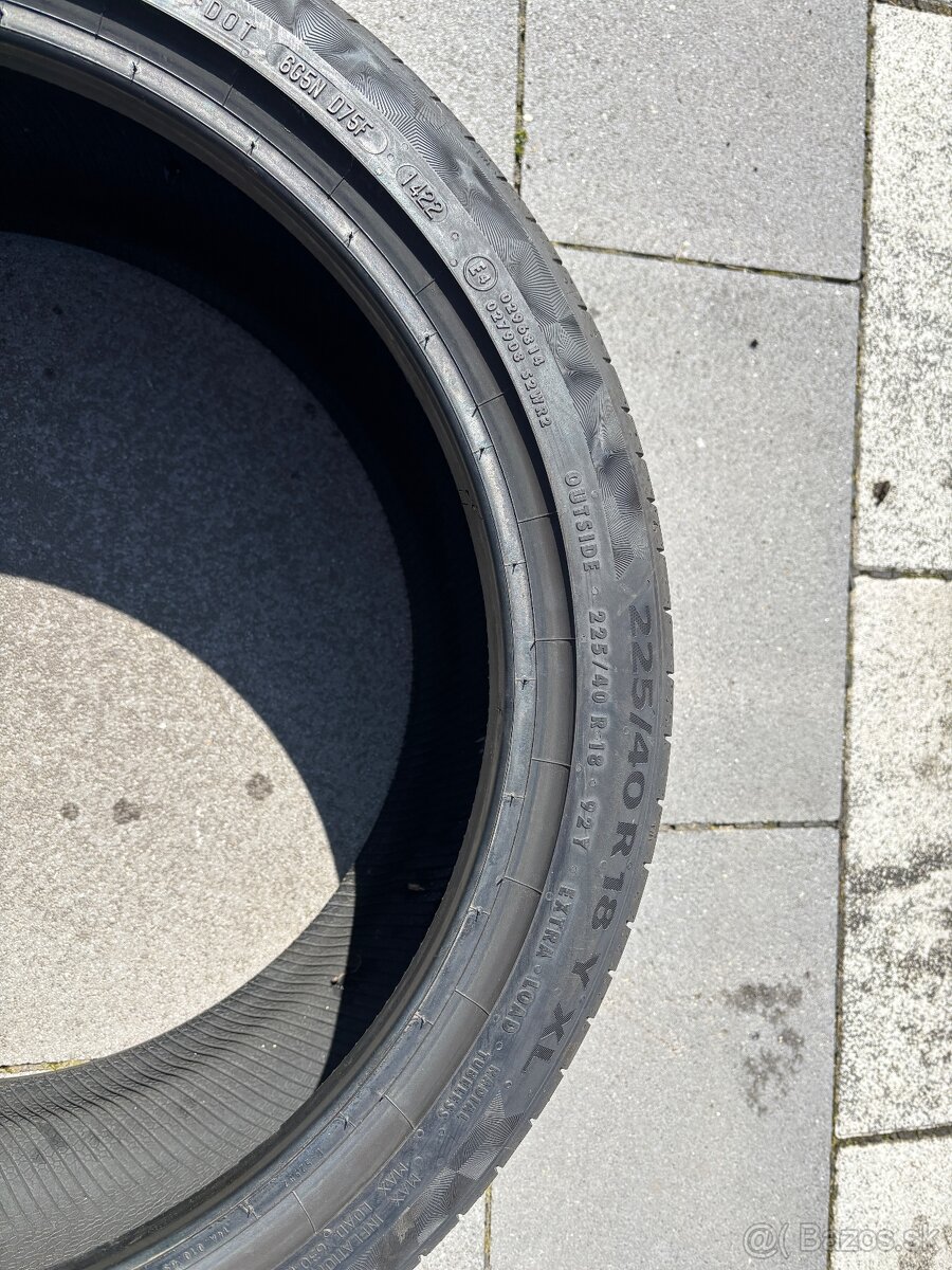 225/40 R18 CONTINENTAL Letná pneumatika - 3