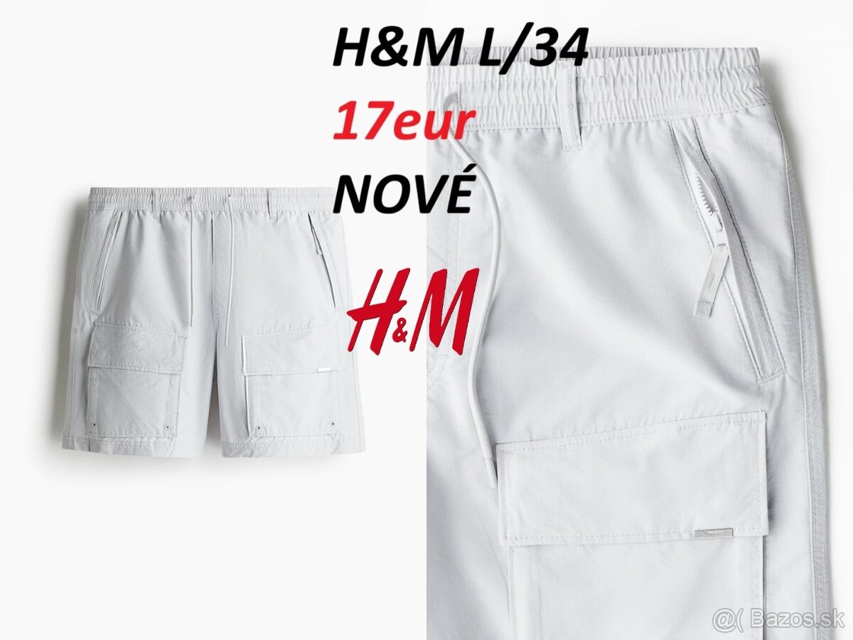 Kraťasy HM svetlosivé krátke - 3