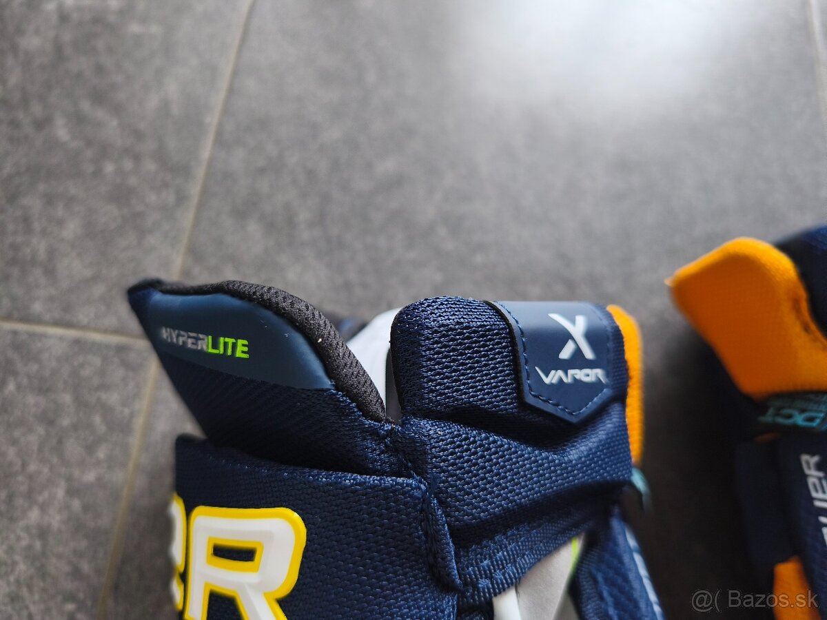 Rukavice BAUER Hyperlite 13" navy modré/žlté - 3